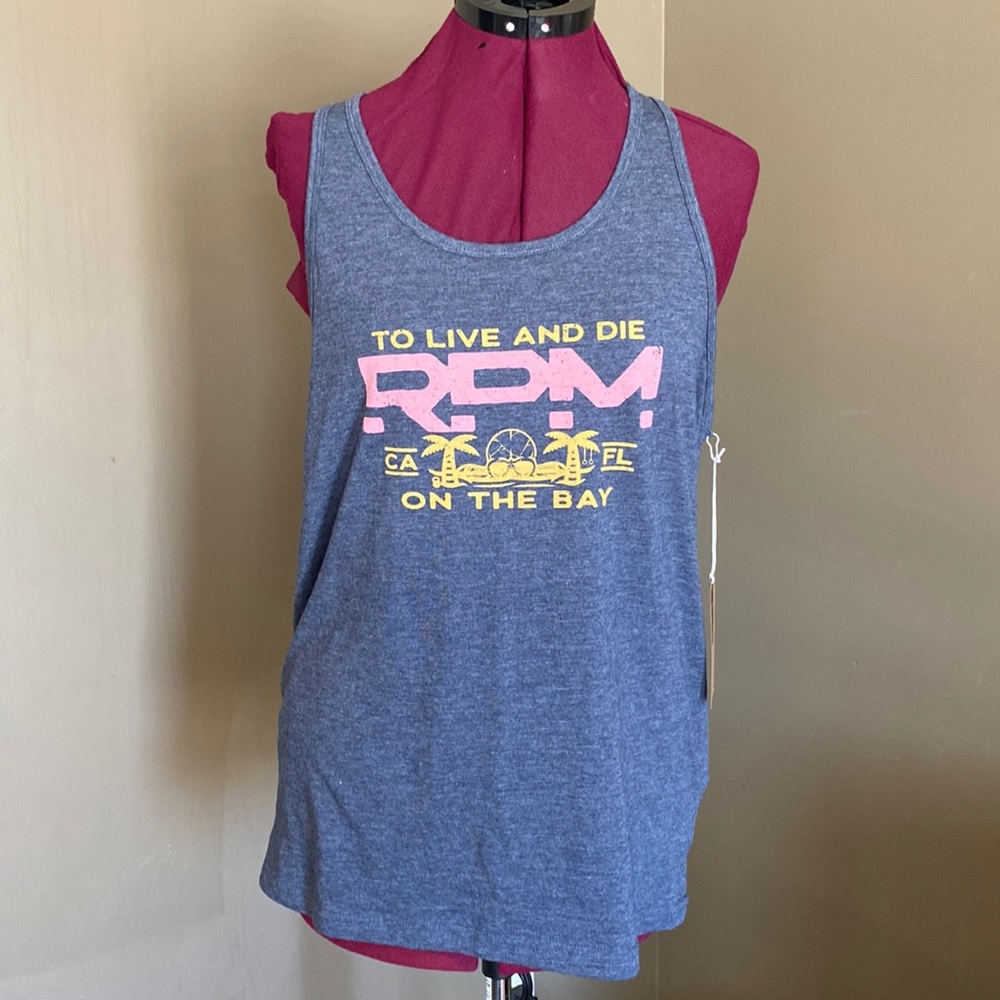 NWT RPM Blue Cotton Blend Tanktop (Size M)